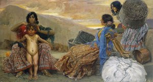 Das Waschen von Curriyo von Jose Villegas Cordero