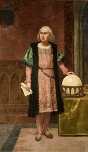 Porträt von Christoph Kolumbus von Jose de la Vega Marrugal