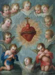 Heiligstes Herz Jesu umgeben von Engeln, ca. 1775
