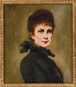 Porträt von Elisabeth von Bayern von Josef Arpád von Koppay