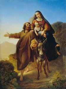 Flucht nach Ägypten von Josef Bayer