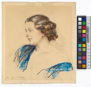 Ann-Tizia Leitich, Schriftstellerin und Journalistin von Josef Engelhart