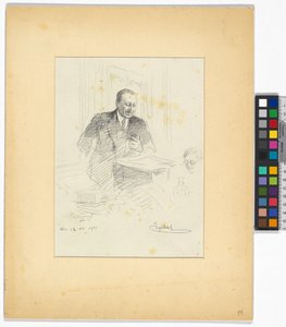 Studie aus dem Prozess Salem von Josef Engelhart