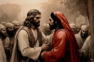 Jesus verraten von Judas