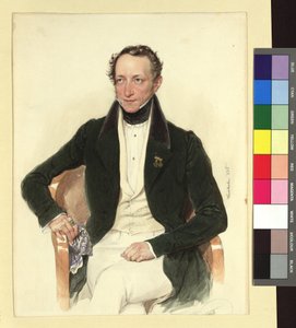 Bildnis des Dichters und Theaterdirektors Johann Ludwig Deinhardstein