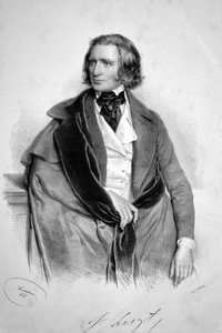 Franz Liszt 1846 von Josef Kriehuber