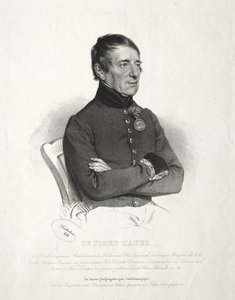 Porträt von Dr. Joseph Hauer von Josef Kriehuber