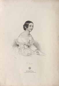 Porträt der Opernsängerin Rita Gabussi 1810-1891, 1840