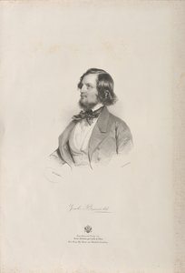 Porträt des Flötisten und Komponisten Giulio Briccialdi, vor 1850