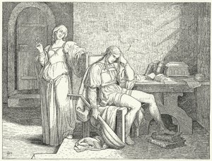 Enzio von Sardinien, unehelicher Sohn des Heiligen Römischen Kaisers Friedrich II., in der Gefangenschaft der guelfischen Lombarden
