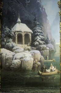 Tellskapelle am Vierwaldstättersee, 1850er Jahre von Josef Matj Navrátil