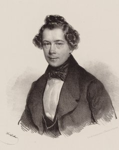 Porträt des Komponisten Joseph Lanner 1801-1843, 1830 von Josef Nikolaus Kriehuber