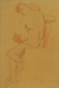 Maler und Modell von Josef Wawra