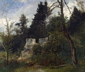 Landschaft mit Ruine