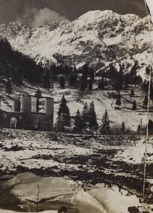 Album "Meine Weltkriegs-Erinnerungen Südwestfront (Kärnten, Italien, Südtirol) 31/03/1915-12/11/1918 - Josef Zohles Wien": Plöcken (s/w Foto)
