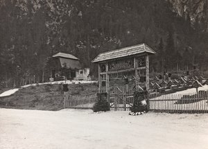 Album "Meine weltkriegs - Erinnerungen Südwestfront (Kärnten, Italien, Südtirol) 31/03/1915-12/11/1918 - Josef Zohles Wien": Militärfriedhof in Seisse von Josef Zohles