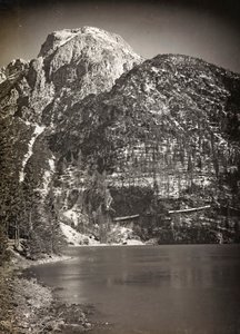 Album "Meine weltkriegs - Erinnerungen Südwestfront (Kärnten, Italien, Südtirol) 31/03/1915-12/11/1918 - Josef Zohles Wien": Predilsee (oder Raiblsee) von Josef Zohles
