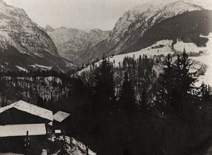 Album "Meine weltkriegs - Erinnerungen Südwestfront (Kärnten, Italien, Südtirol) 31/03/1915-12/11/1918 - Josef Zohles Wien": Beobachtungspunkt Artillerie von Josef Zohles