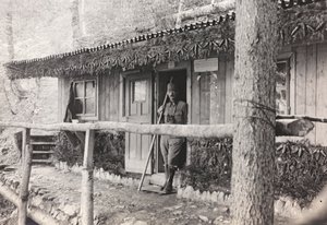 Album "Meine Weltkriegs-Erinnerungen Südwestfront (Kärnten, Italien, Südtirol) 31/03/1915-12/11/1918 - Josef Zohles Wien": Kommandobüro von Josef Zohles