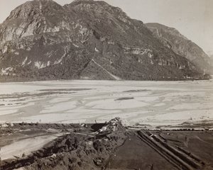 Album "Meine Weltkriegs-Erinnerungen Südwestfront (Kärnten, Italien, Südtirol) 31/03/1915-12/11/1918 - Josef Zohles Wien": der Tagliamento von Josef Zohles
