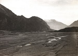 Album "Meine Weltkriegs-Erinnerungen Südwestfront (Kärnten, Italien, Südtirol) 31/03/1915-12/11/1918 - Josef Zohles Wien": der Fluss Tagliamento in Mo von Josef Zohles