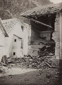 Album "Meine weltkriegs - Erinnerungen Südwestfront (Kärnten, Italien, Südtirol) 31/03/1915-12/11/1918 - Josef Zohles Wien": Trümmer