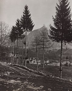 Album "Meine weltkriegs - Erinnerungen Südwestfront (Kärnten, Italien, Südtirol) 31/03/1915-12/11/1918 - Josef Zohles Wien": Trümmer von Pliczna von Josef Zohles