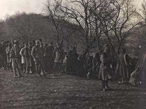 Album "Meine weltkriegs - Erinnerungen Südwestfront (Kärnten, Italien, Südtirol) 31/03/1915-12/11/1918 - Josef Zohles Wien": Gefangene