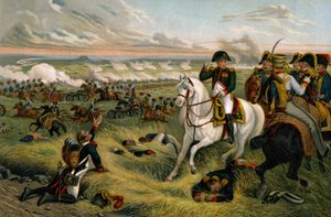 Geschichte. Frankreich. Erstes Französisches Kaiserreich. Napoleon I. in der Schlacht von Wagram