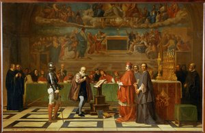 Galileo Galilei vor dem Heiligen Offizium im Vatikan