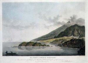 Ansicht von Morne Soufrière auf der Insel St. Vincent, graviert und veröffentlicht von Francis Jukes (1747-1812)