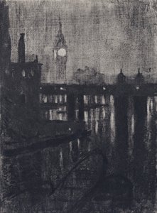 Uhrturm, Nacht