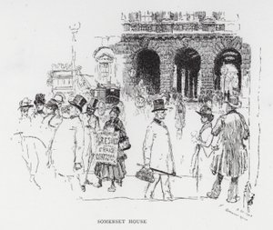Somerset House von Joseph (after) Pennell