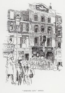 "Sporting Life" Büro (Lithografie)