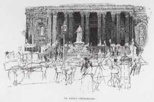 Kirchhof von St. Paul von Joseph (after) Pennell