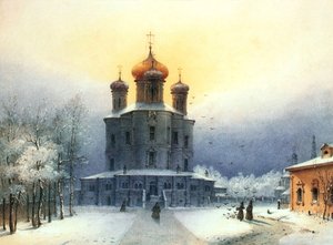 Donskoi-Kloster, 1850er Jahre von Joseph Andreas Weiss
