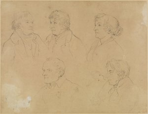 Fünf Bildnisse von Joseph Anton Koch