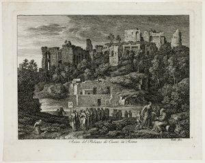 Ruinen des Palastes der Cäsaren in Rom, Platte acht aus Die Römische Ansichten