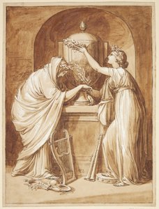 Allegorische Zeichnung von Joseph Bergler
