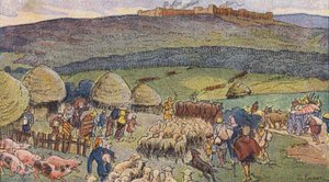 Bibracte, eine Stadt in Gallien, bewohnt von Schmieden und ein Zufluchtsort in Zeiten der Gefahr von Joseph Beuzon