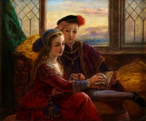 Edward VI. und Lady Jane Grey von Joseph Bouvier