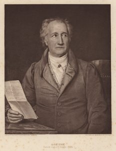 Johann Wolfgang von Goethe, deutscher Dichter und Dramatiker