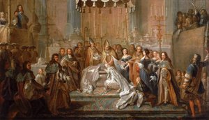 Taufe des Dauphin Louis, Sohn von Ludwig XIV., gefeiert in Saint-Germain-en-Laye, 24. März von Joseph Christophe