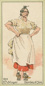 Mrs McStinger, Dombey & Sohn von Joseph Clayton (1856-1937) (after) Clarke