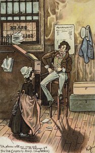 Szene aus The Old Curiosity Shop, von Charles Dickens