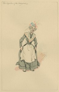 Die Gastgeberin des Herrenhauses, ca. 1920er Jahre
