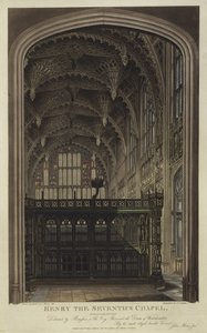 Henry VII Kapelle, Westminster Abbey, London von Joseph Constantine Stadler