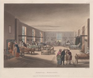 Krankenhaus, Middlesex, 1. April 1809 von Joseph Constantine Stadler