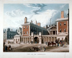 Das Admiralität, Whitehall, Westminster, London, 1818