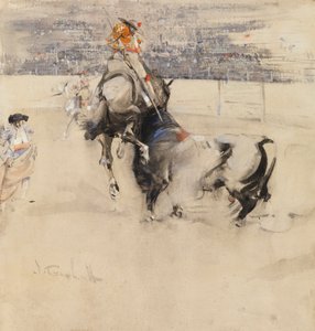 Der Stierkampf in Algeciras von Joseph Crawhall